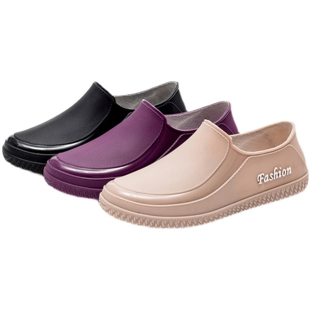 Women'S Fashion Rain Boots - Botas de Chuva Femininas Impermeáveis de