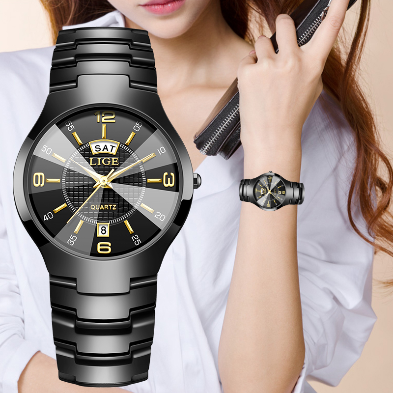 Women Fashion Simple - LIGE Moda Elegante Relógio de Pulso