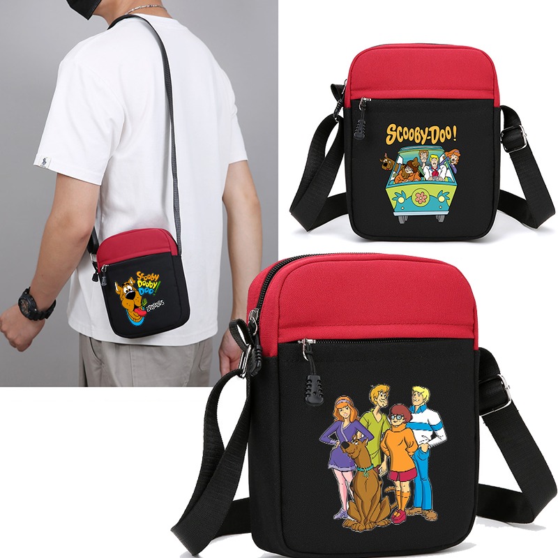 Women Fashion Drawing - Bolsas transversais Scooby Doo para mulheres,