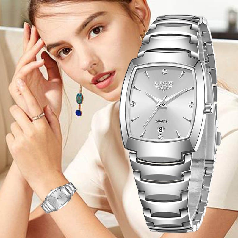 Women Fashion Simple - Relógio Feminino LIGE 2026 Novo, Luxuoso,
