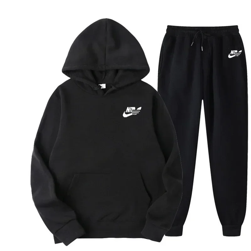 Women'S Fashion Sweatshirts - Conjunto de Moletom Unissex 2 Peças
