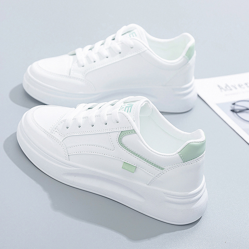 Women'S Fashion Tennis Shoes - Sapatos femininos verão sola grossa branco