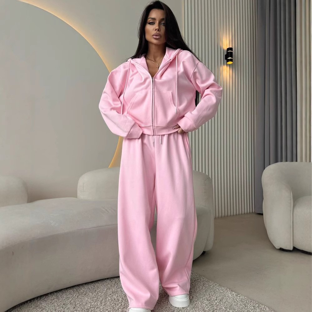 Women'S Fashion Sweatshirts - Conjunto Esportivo Feminino com Moletom com