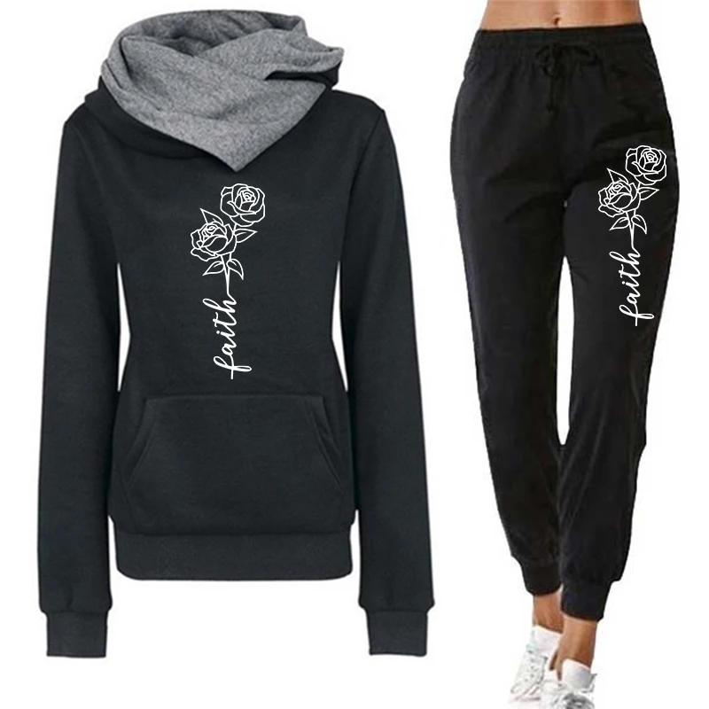 Women'S Fashion Sweatshirts - Conjunto de Moletom Feminino Casual com