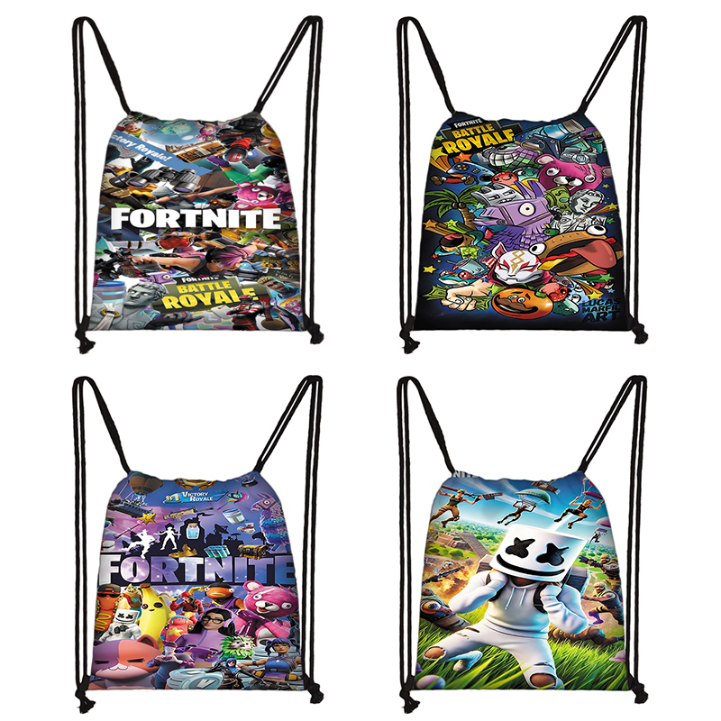 Women'S Fashion Backpack - Mochila Infantil Estampada com Cordão para