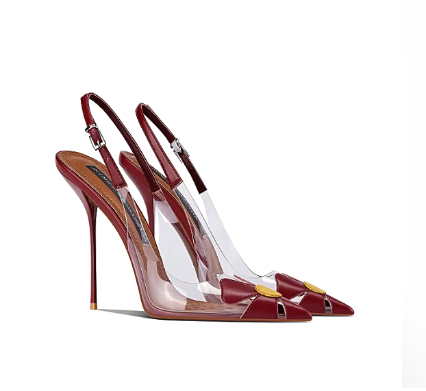 Women Queen Fashion - Sapatos de salto alto femininos em