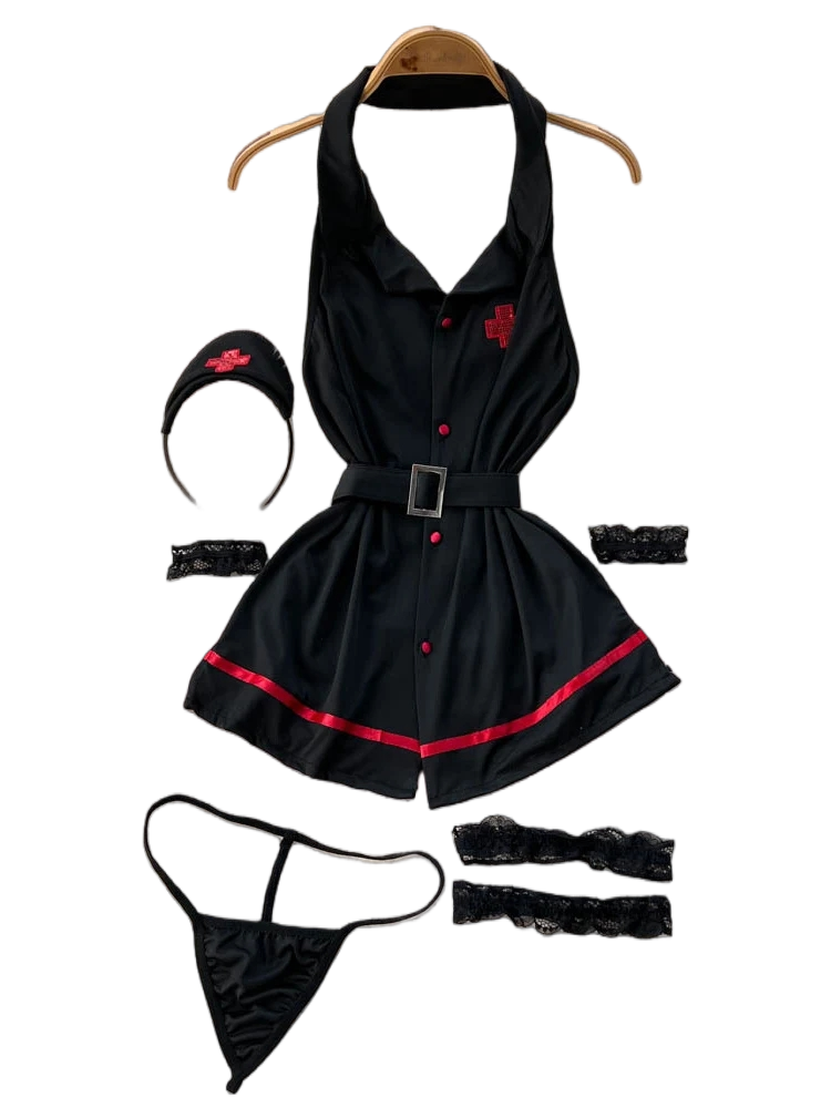 Women'S Fashion Line - Vestido de Lingerie Sensual Erótica com