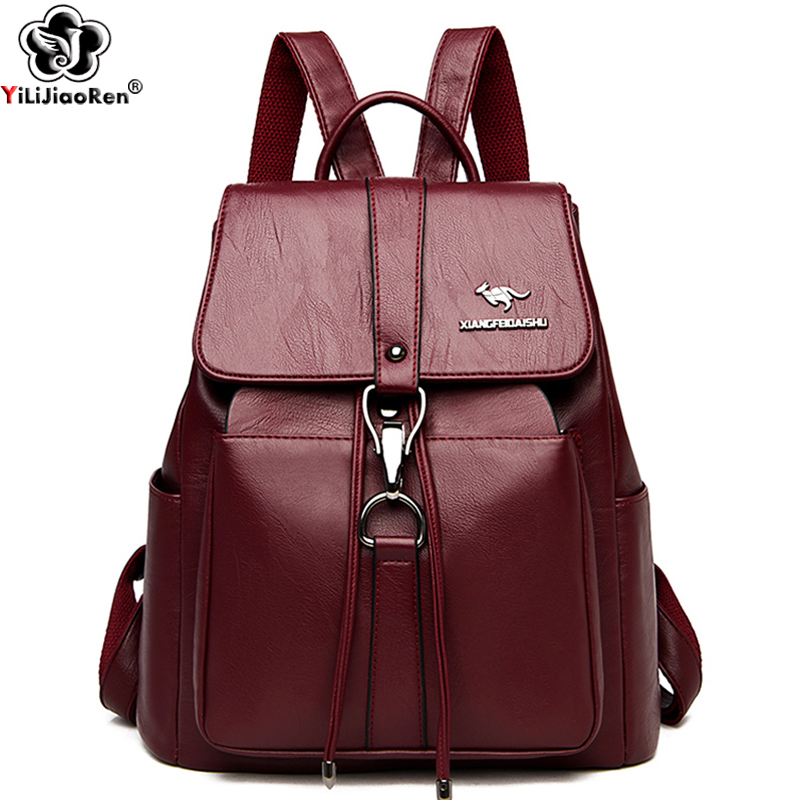 Women'S Fashion Backpack - Anti roubo mochila feminina bolsa de