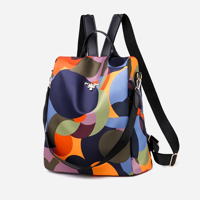 Women'S Fashion Backpack - Moda feminina mochila anti-roubo mulher oxford