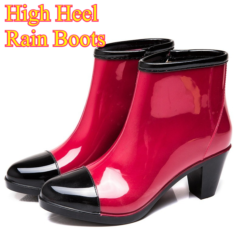 Botas de Chuva Femininas de Sa - Women'S Fashion Rain Boots avaliação e preço