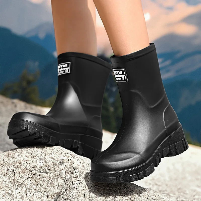 Botas de chuva da moda para mu - Women'S Fashion Rain Boots avaliação e preço