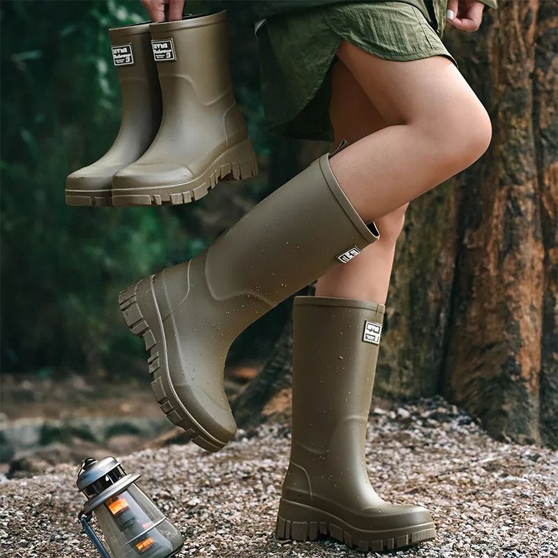 Botas de chuva da moda para mu - Women'S Fashion Rain Boots avaliação e preço