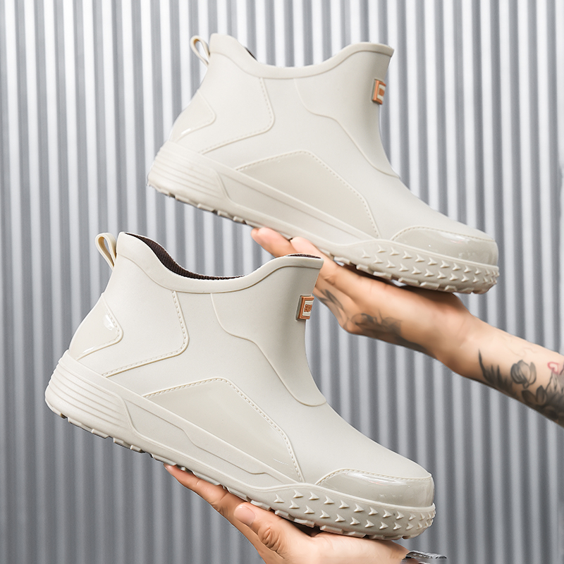 Botas de chuva para homens e m - Women'S Fashion Rain Boots avaliação e preço