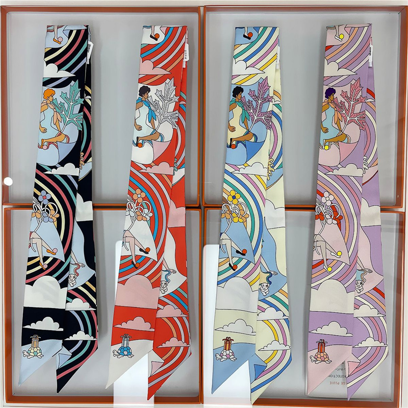 Feminino 100% lenço de seda am - Women Fashion Drawing avaliação e preço