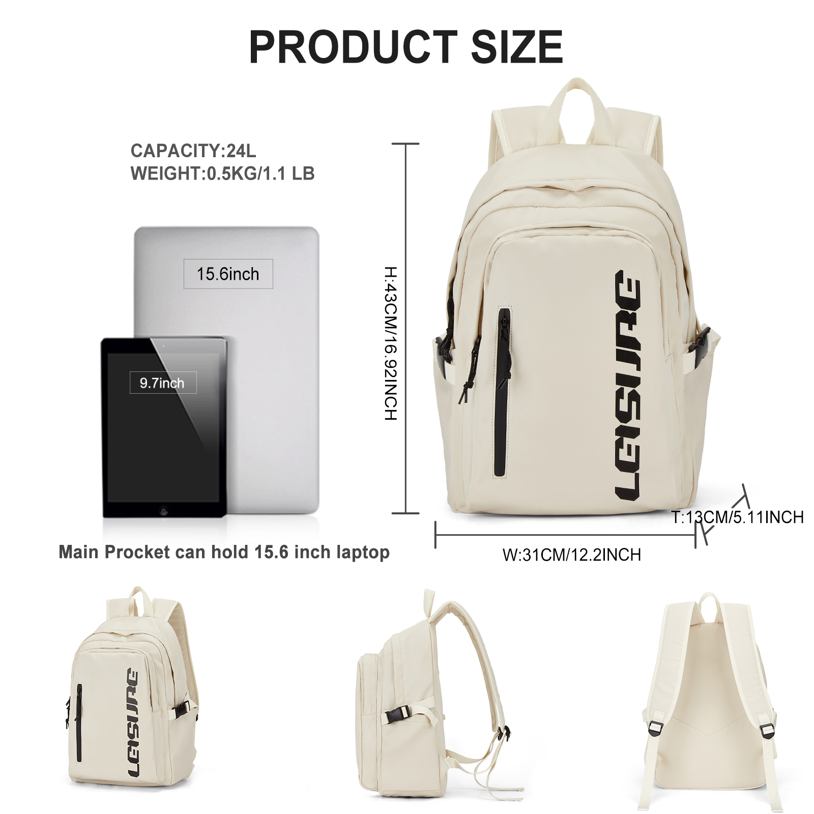 Mochila Escolar Casual Leve pa - Women'S Fashion Backpack avaliação e preço
