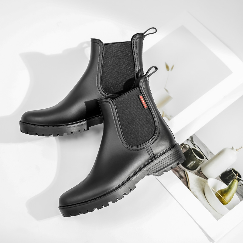 Botas de Chuva Curtas Feminina - Women'S Fashion Rain Boots avaliação e preço