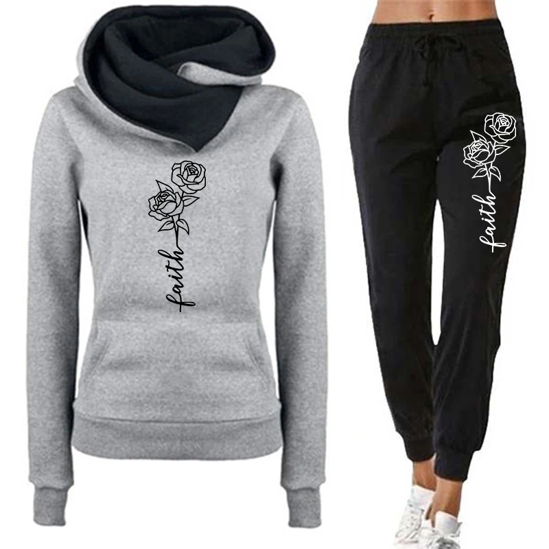Conjunto de Moletom Feminino C - Women'S Fashion Sweatshirts avaliação e preço
