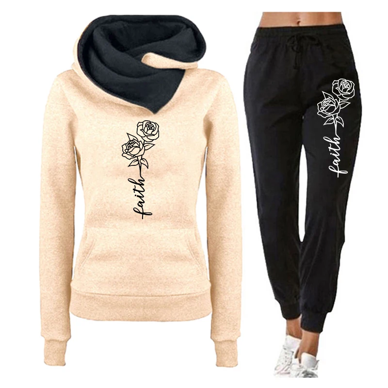 Conjunto de Moletom Feminino C - Women'S Fashion Sweatshirts avaliação e preço