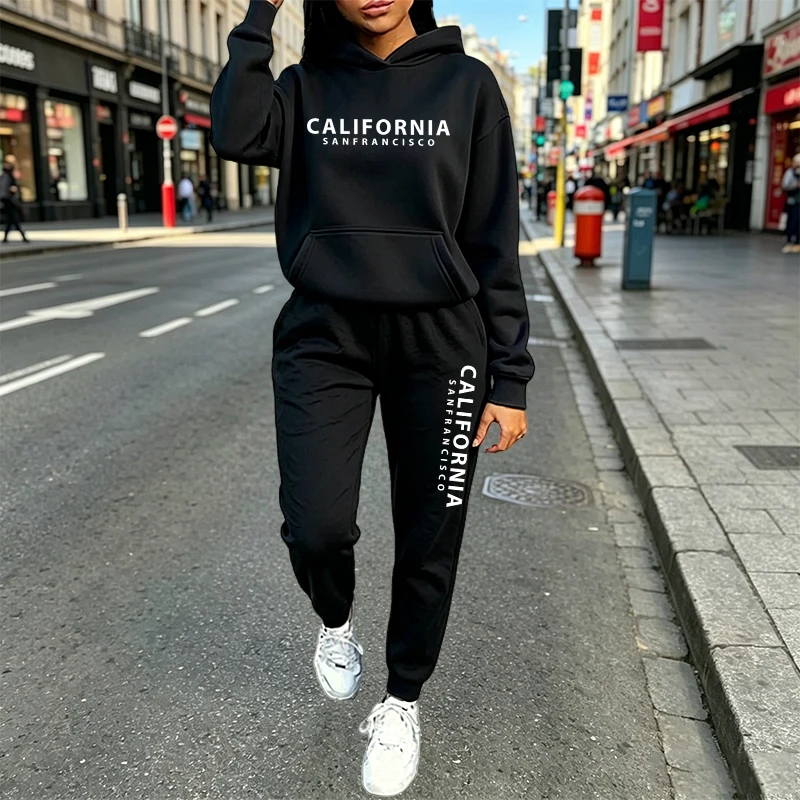 Conjunto de Moletom Casual Urb - Women'S Fashion Sweatshirts avaliação e preço