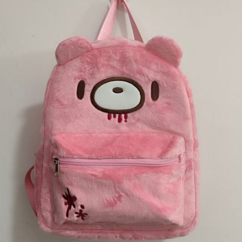 Mochila Fofa Gloomy Bear Rosa  - Women'S Fashion Backpack avaliação e preço