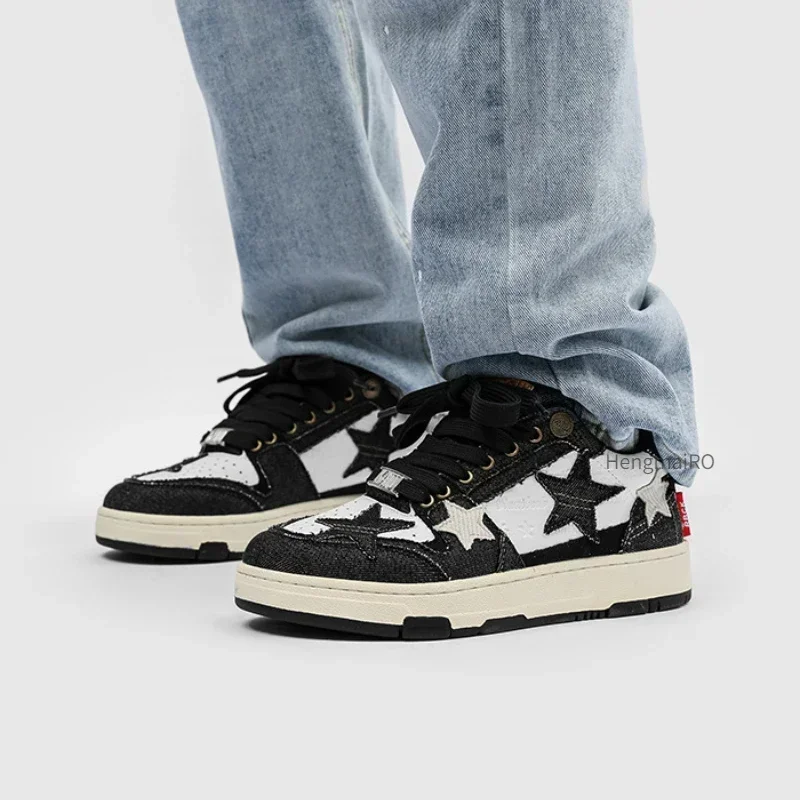 Mulheres tênis homem retro est - Women'S Fashion Tennis Shoes avaliação e preço