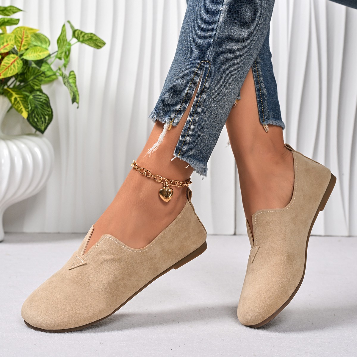 Sapatos femininos baixos, slip - Women'S Fashion Quick Delivery avaliação e preço