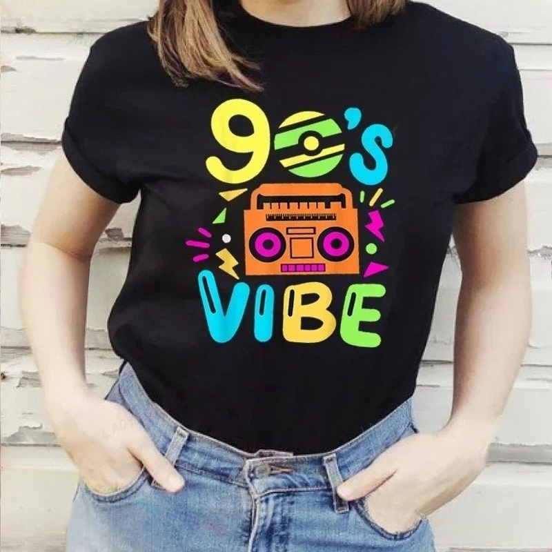 Camiseta Vintage 'Back To 90s  - Women'S Fashion From The 90S avaliação e preço