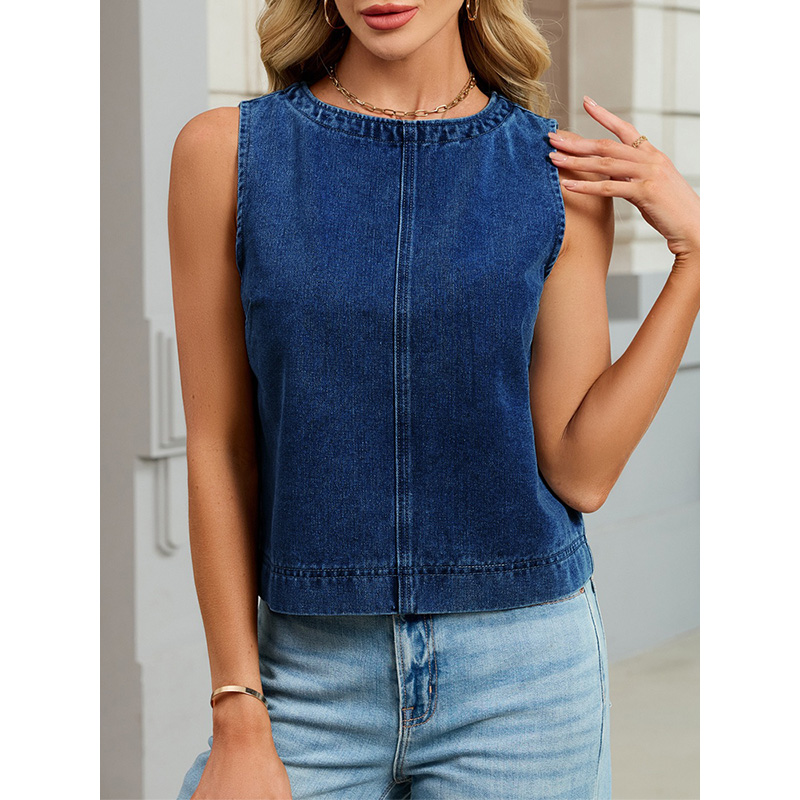 Colete Jeans Feminino Casual B - Women Fashion Vest avaliação e preço