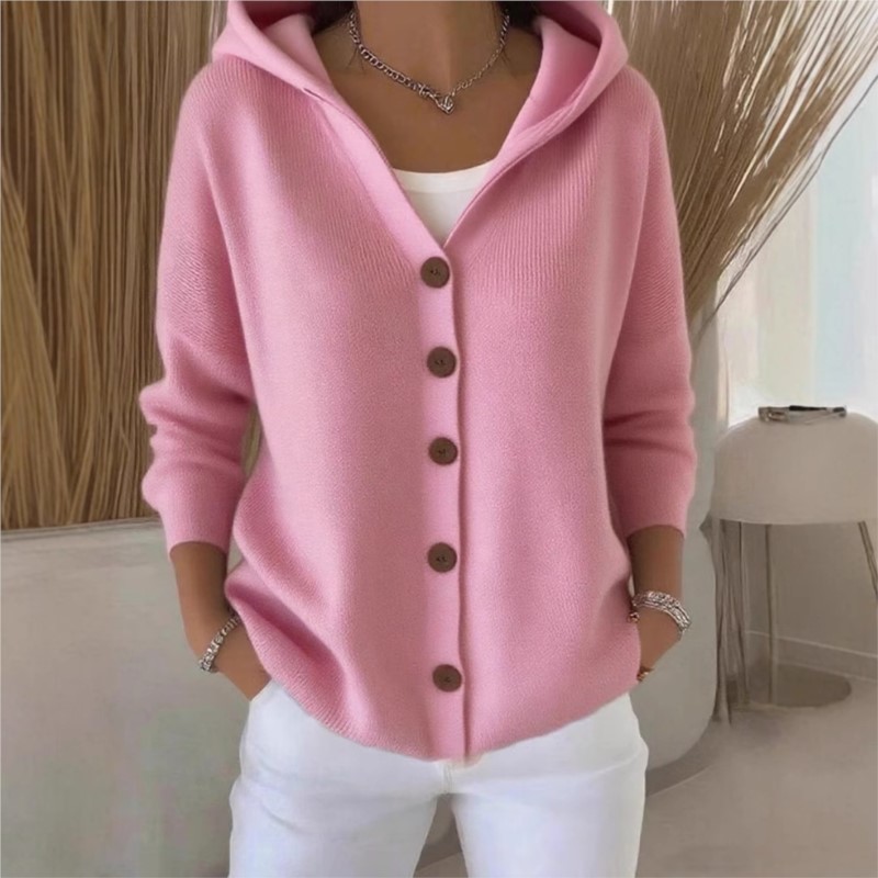 Moda simples de malha com capu - Women'S Fashion Quarter Zip avaliação e preço