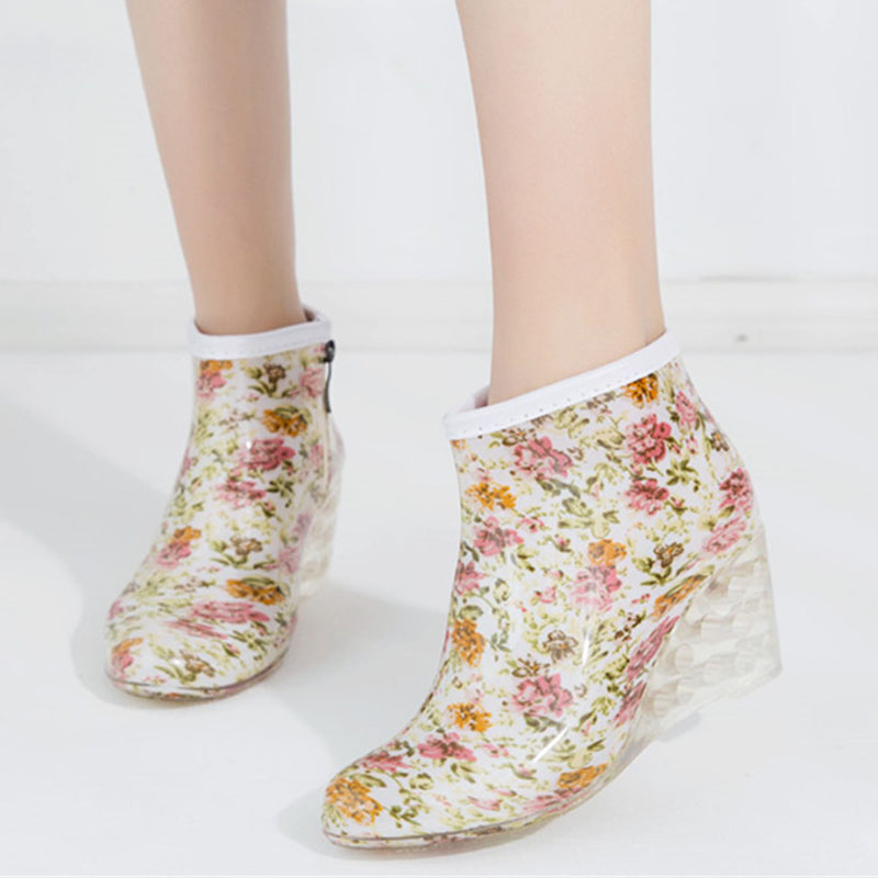 Botas de chuva femininas à pro - Women'S Fashion Rain Boots avaliação e preço
