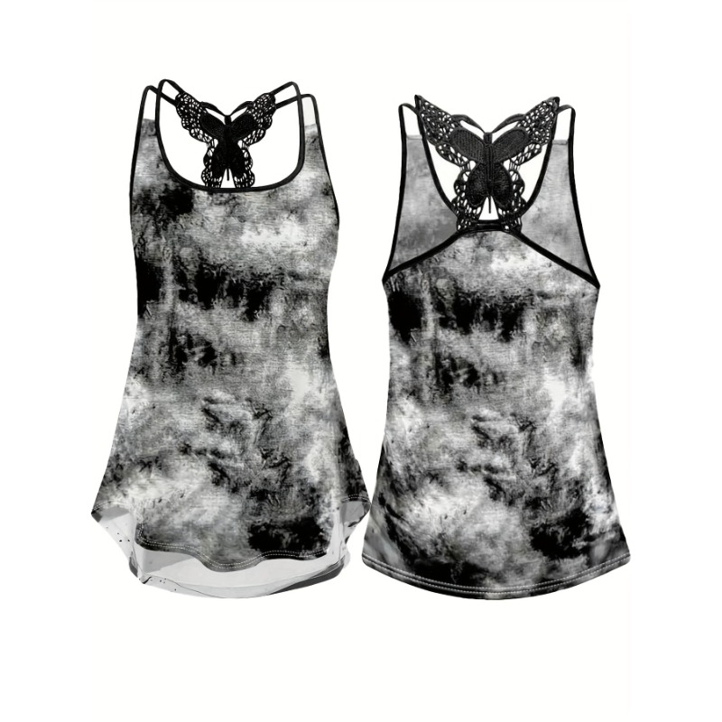 Plus size 1xl-5xl impressão re - Women Fashion Vest avaliação e preço