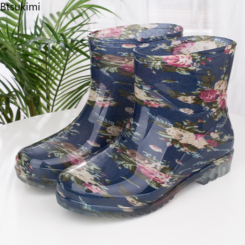 Botas de Chuva Femininas Imper - Women'S Fashion Rain Boots avaliação e preço