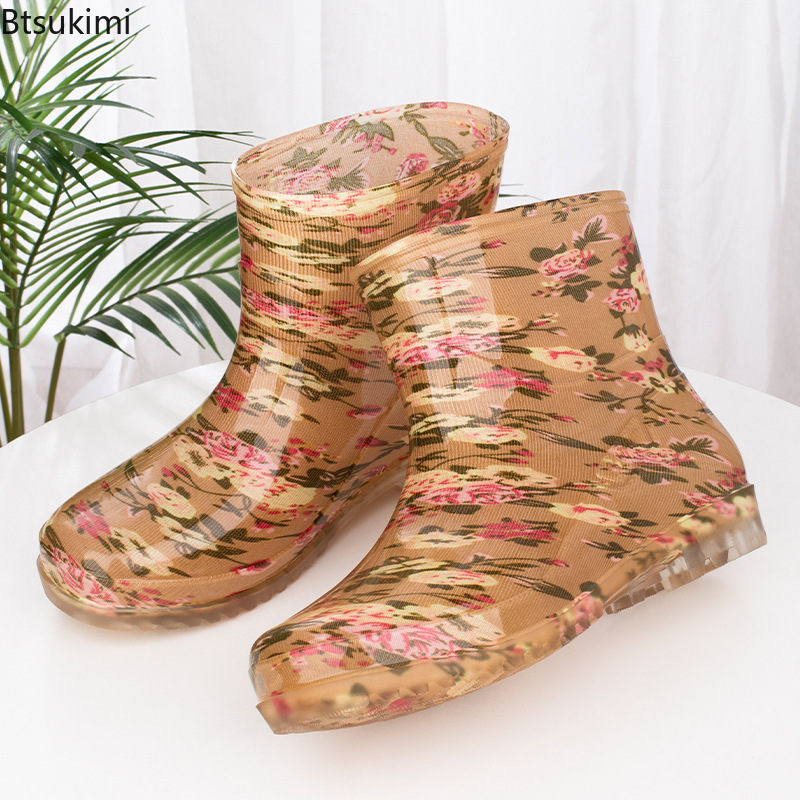 Botas de Chuva Femininas Imper - Women'S Fashion Rain Boots avaliação e preço