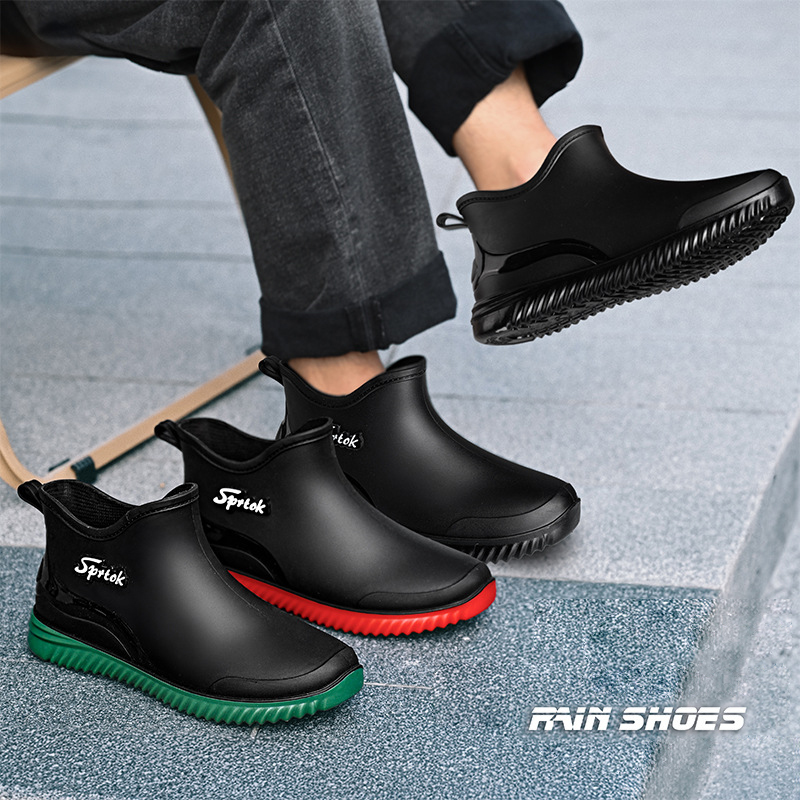Botas de chuva curtas para adu - Women'S Fashion Rain Boots avaliação e preço