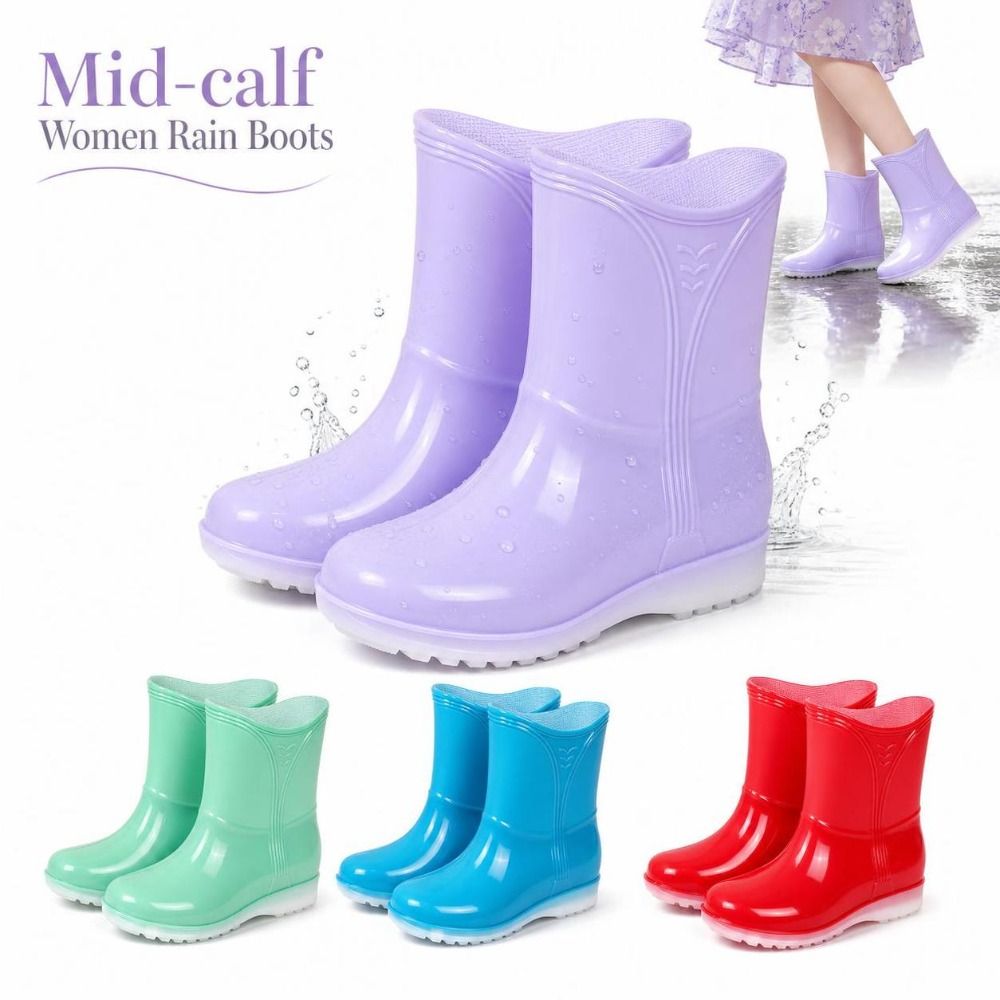 Botas de chuva femininas até a - Women'S Fashion Rain Boots avaliação e preço