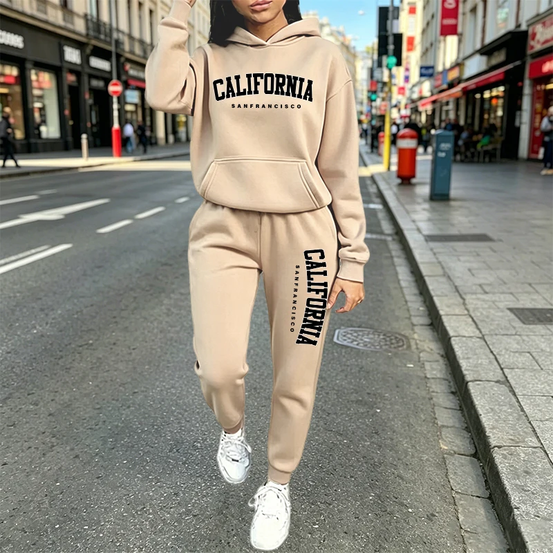 Conjunto de Moletom Casual Urb - Women'S Fashion Sweatshirts avaliação e preço