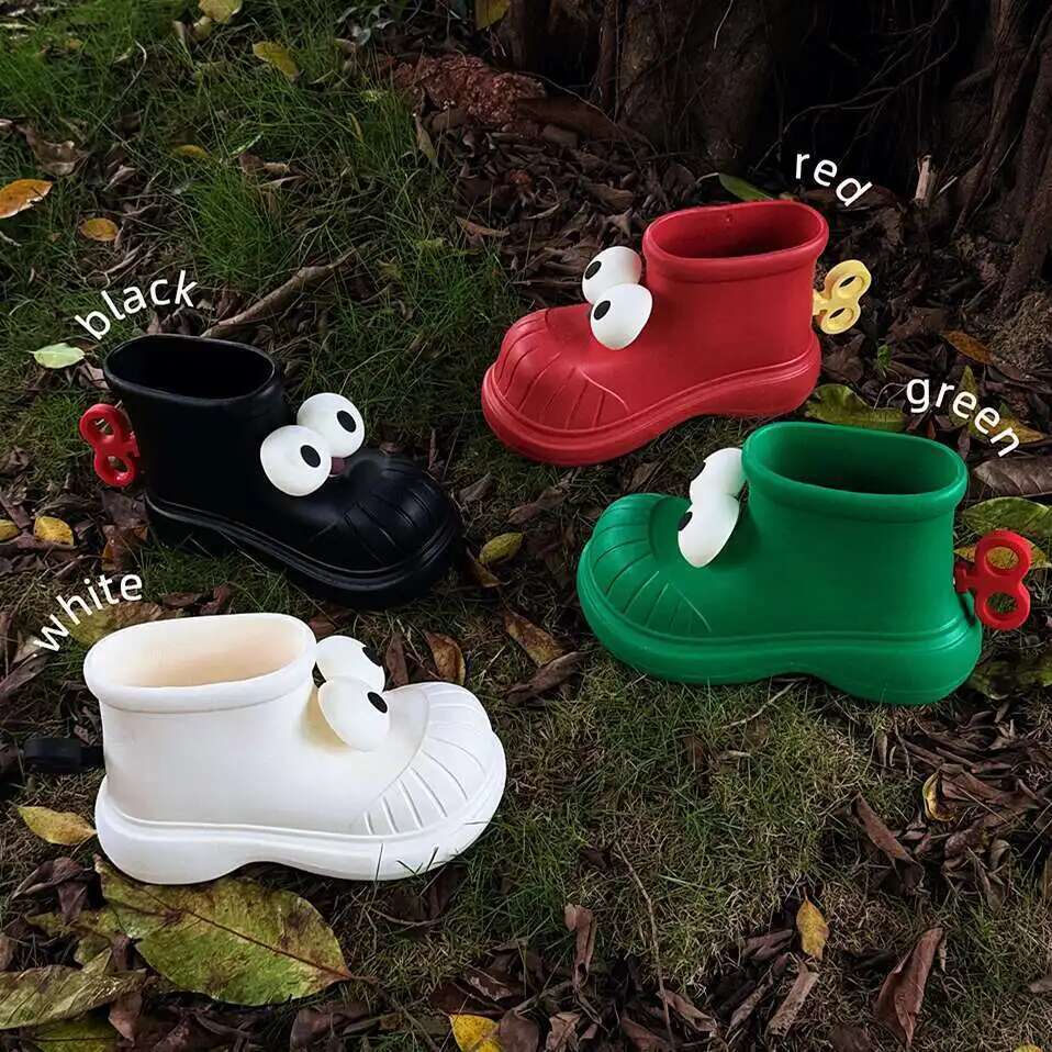 Botas de chuva femininas, bico - Women'S Fashion Rain Boots avaliação e preço