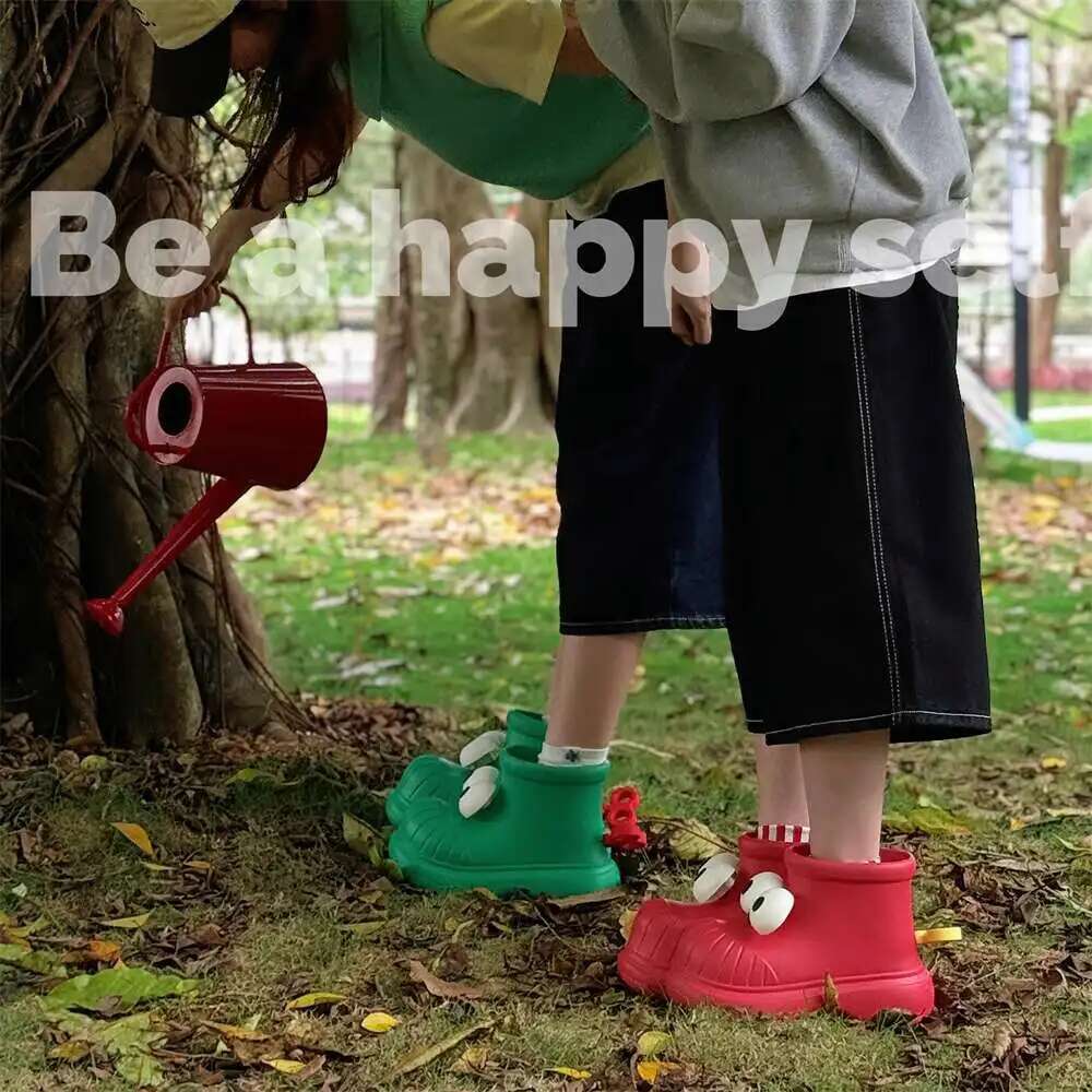 Botas de chuva femininas, bico - Women'S Fashion Rain Boots avaliação e preço
