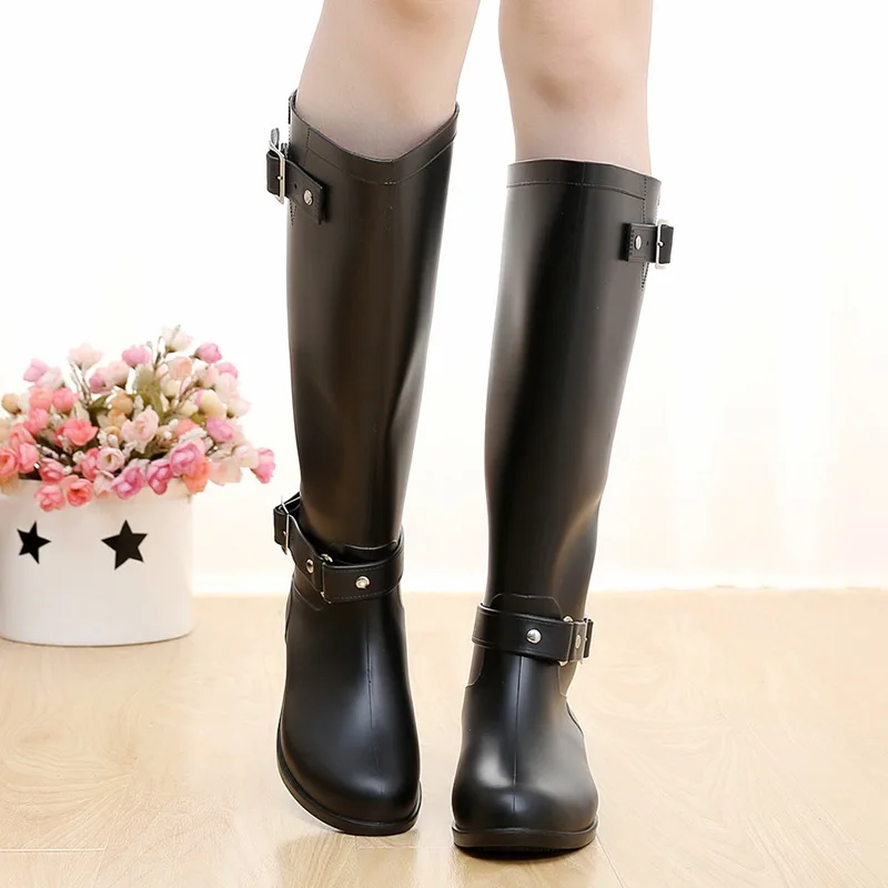 Botas de borracha para mulhere - Women'S Fashion Rain Boots avaliação e preço