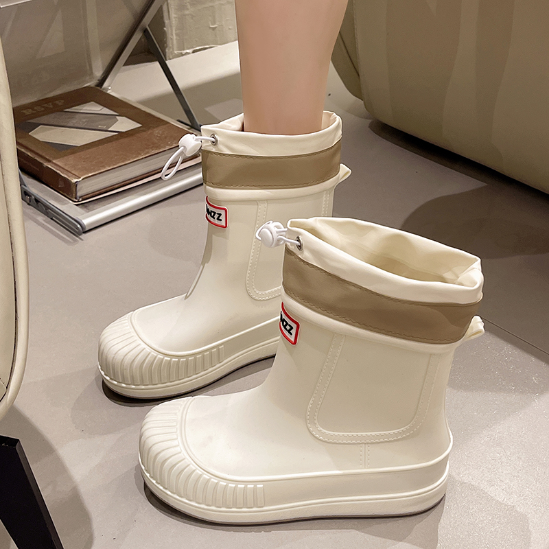 Botas de chuva impermeáveis pa - Women'S Fashion Rain Boots avaliação e preço