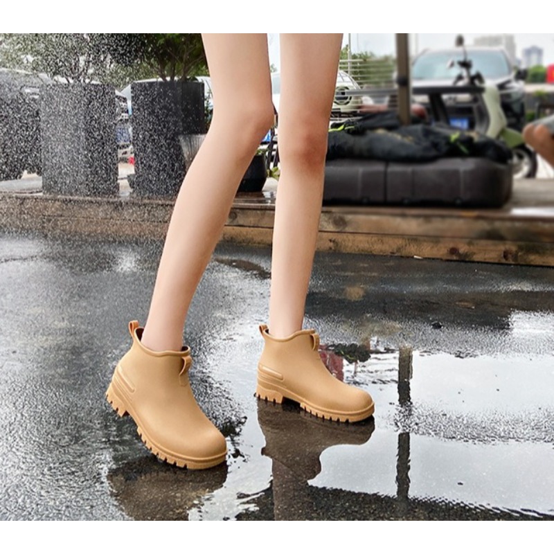 Botas Femininas Plus Size da M - Women'S Fashion Rain Boots avaliação e preço